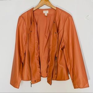 Chico’s Vegan Leather Jacket